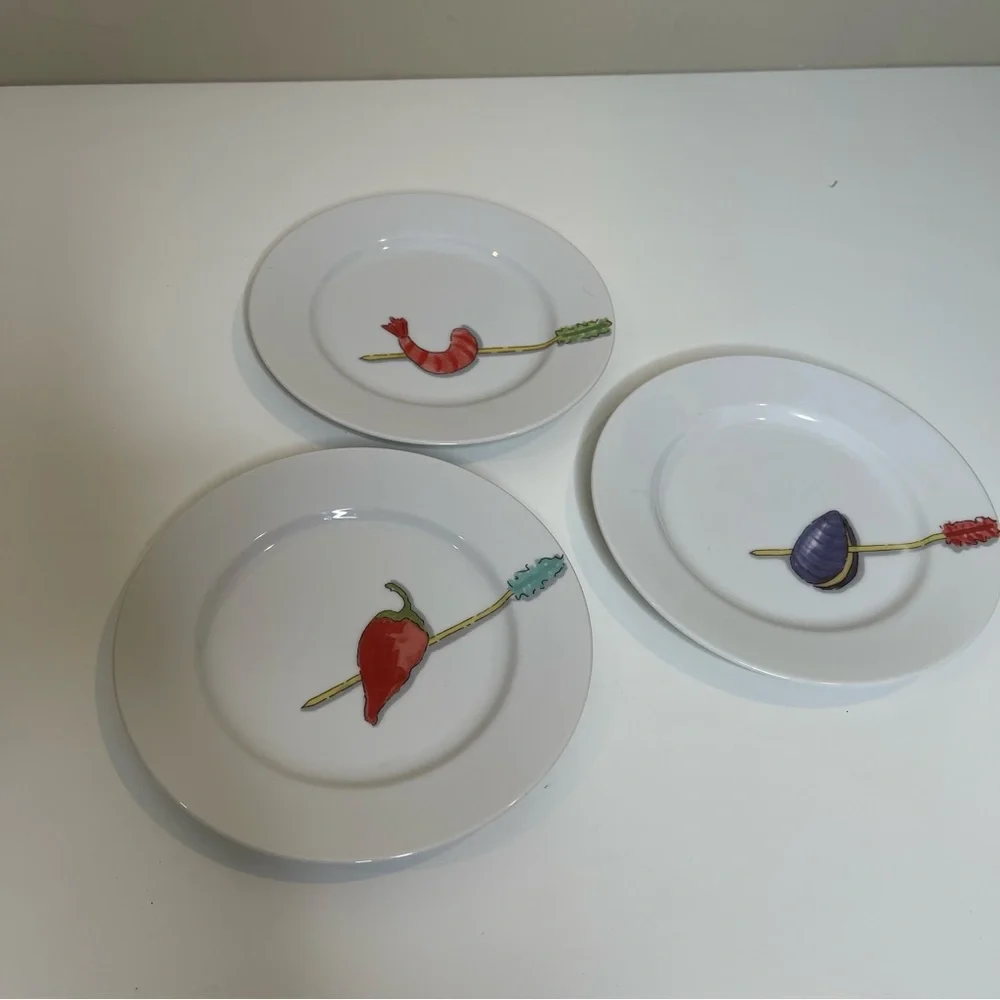 CRATE & BARREL Appetizer Plates 6.5